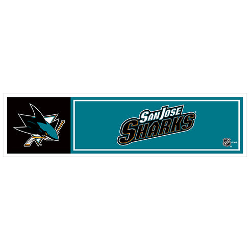 NHL San Jose Sharks 11" x 3" Bumper Sticker